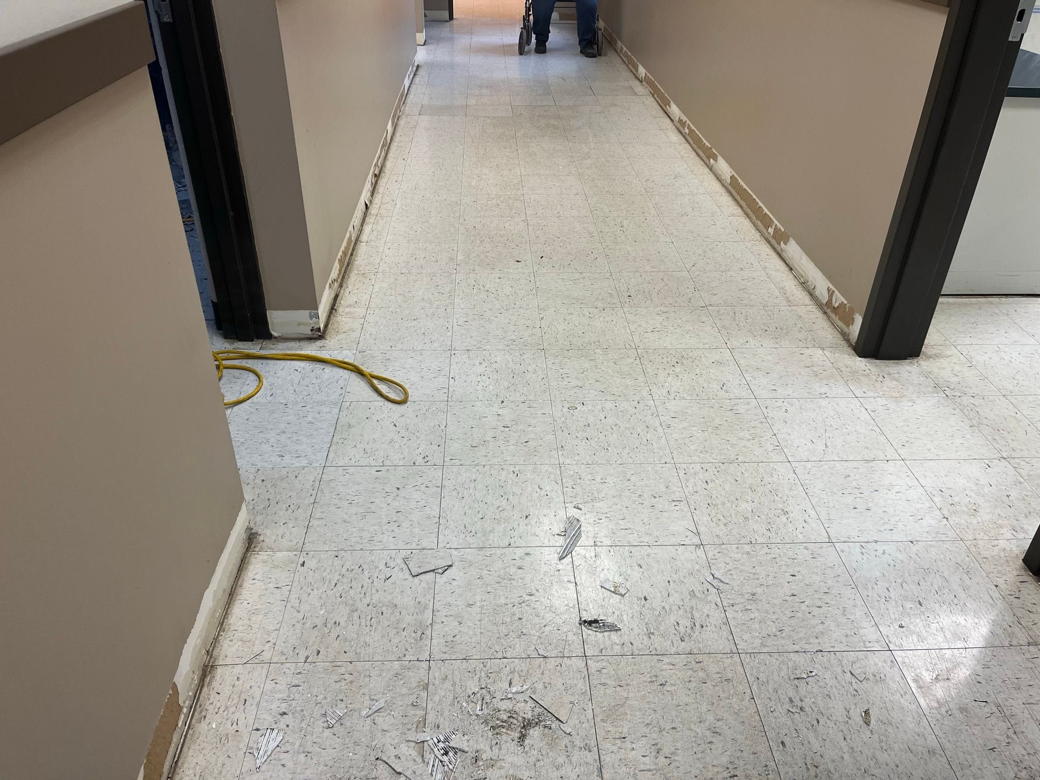 Tile floor removal