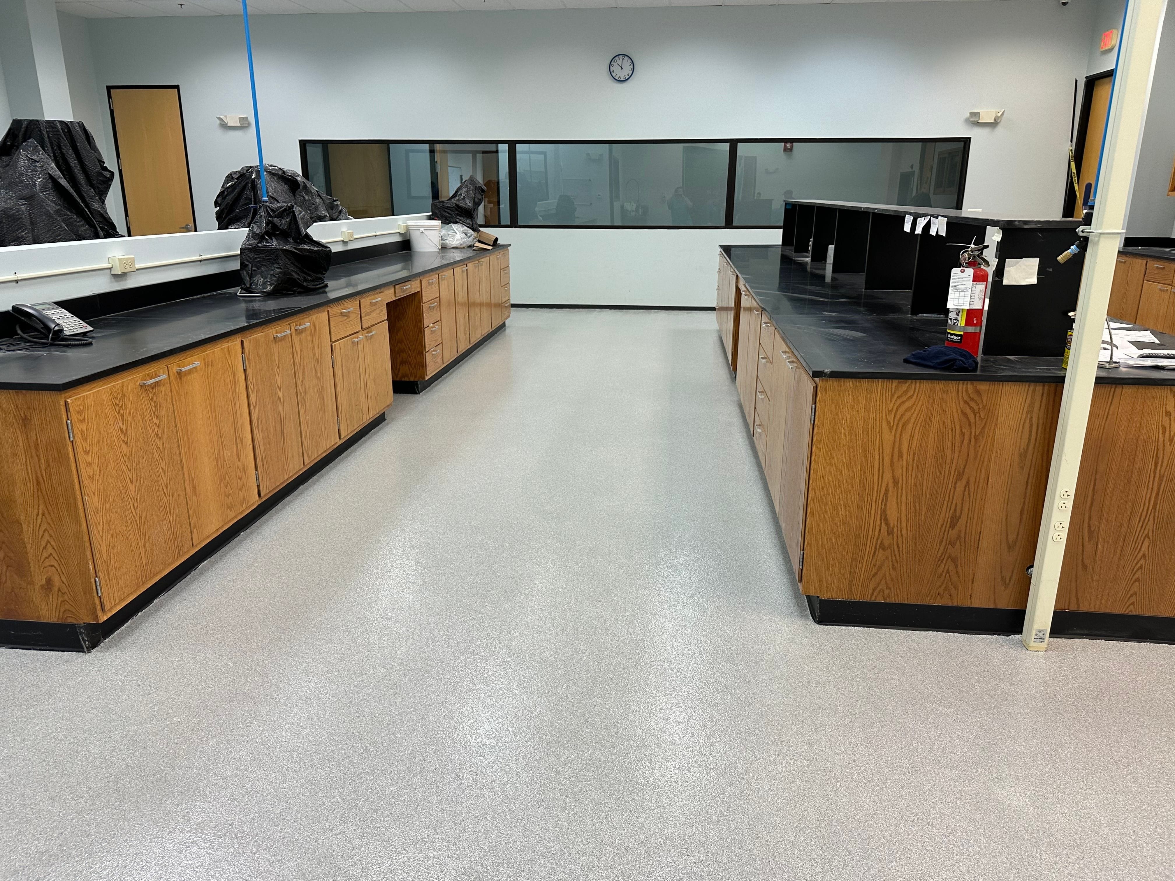 decorative epoxy for lab floor