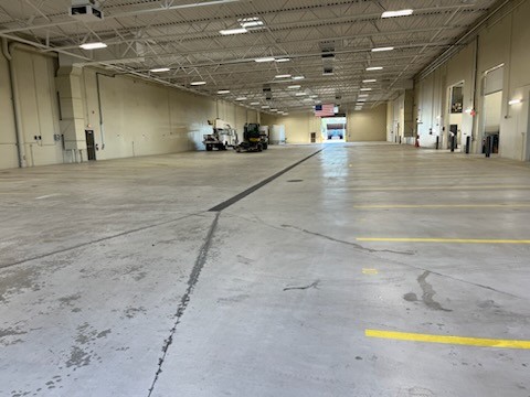 Before we installed an epoxy coating