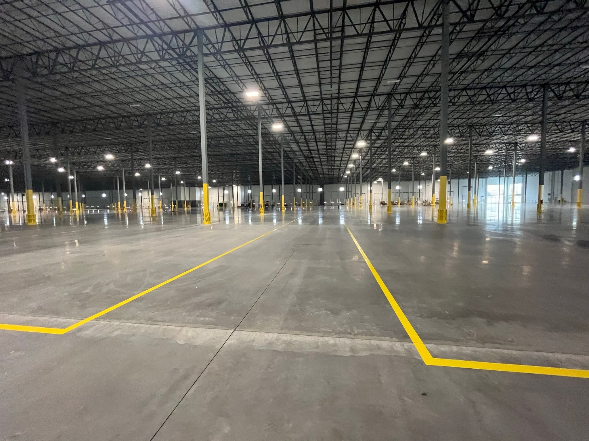 Logistical Warehouse Line Striping